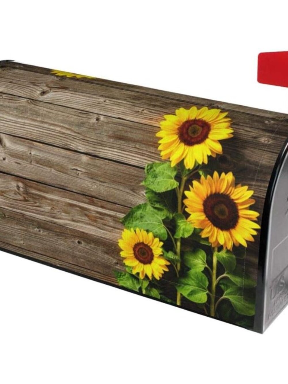 Sunflowers Wood Mailbox Covers 21x18 Inches